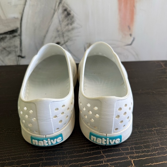 Native Shoes Women's Classic White Slip-On Sneakers - Picture 6 of 9